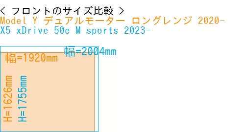 #Model Y デュアルモーター ロングレンジ 2020- + X5 xDrive 50e M sports 2023-